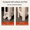 3Tier Bathroom Storage Trolley Narrow Gap Organizer Shelf With Wheels 5