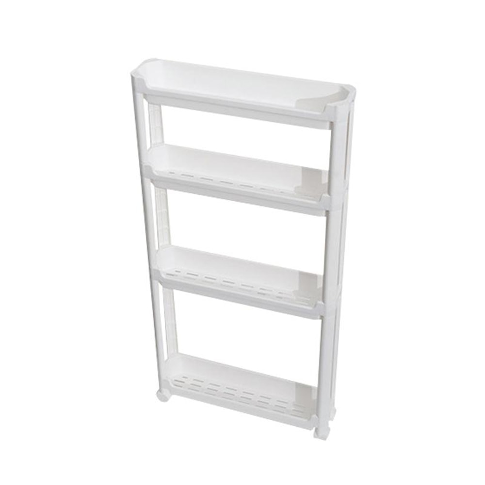 3Tier Bathroom Storage Trolley Narrow Gap Organizer Shelf With Wheels 3