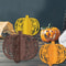 3Piece Glitter Pumpkin Tabletop Decor Set For Halloween Party Fall Home Decoration 2
