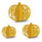 3Piece Glitter Pumpkin Tabletop Decor Set For Halloween Party Fall Home Decoration 5
