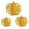 3Piece Glitter Pumpkin Tabletop Decor Set For Halloween Party Fall Home Decoration 5
