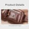 Vintage Leather Crossbody Messenger Bag Large Capacity Genuine Cowhide Shoulder Bag 4