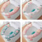 Cute Cartoon EVA Waterproof Toilet Seat Cover Pad With Handle Reusable Universal Toilet Cushion 1