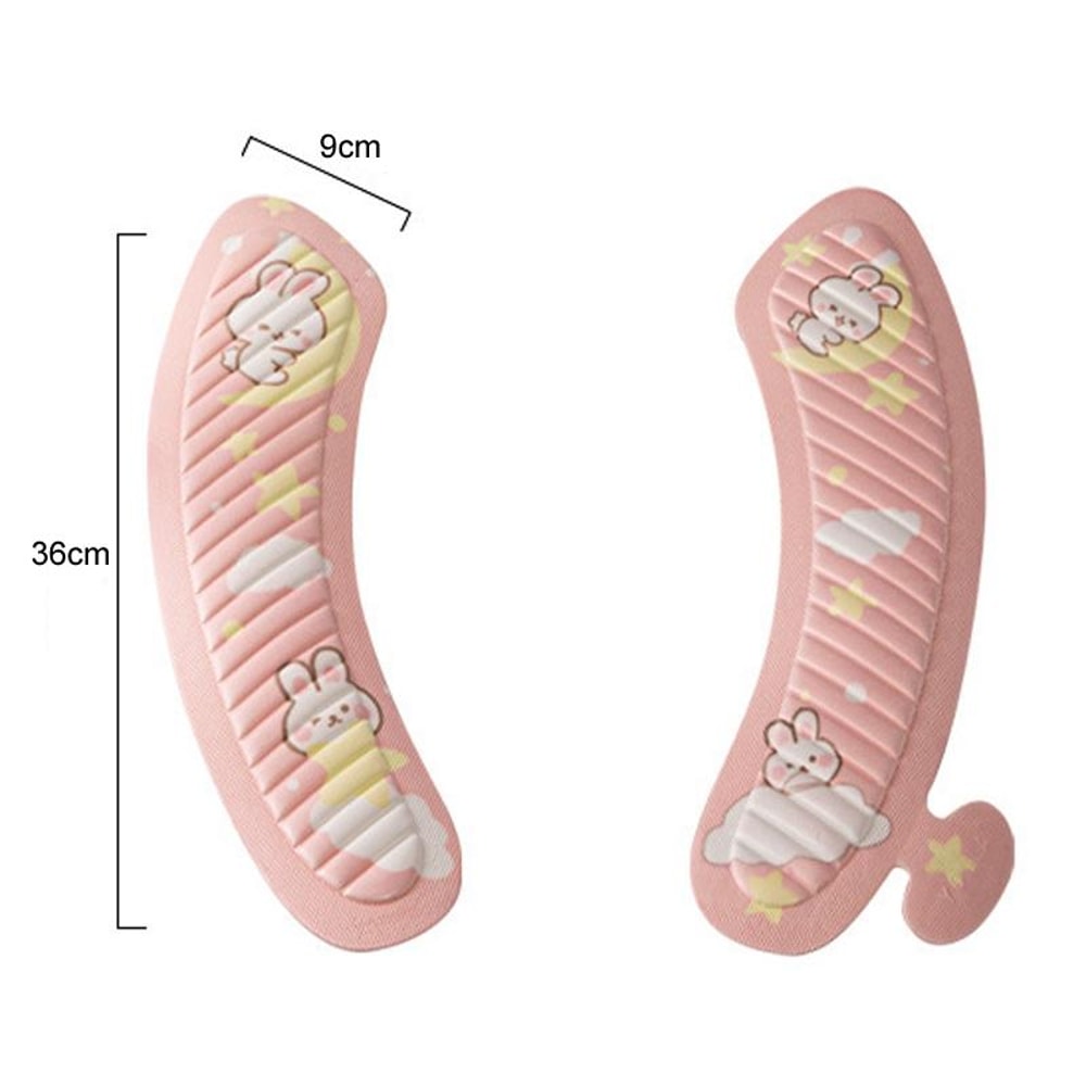 Cute Cartoon EVA Waterproof Toilet Seat Cover Pad With Handle Reusable Universal Toilet Cushion 5