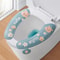 Cute Cartoon EVA Waterproof Toilet Seat Cover Pad With Handle Reusable Universal Toilet Cushion 13