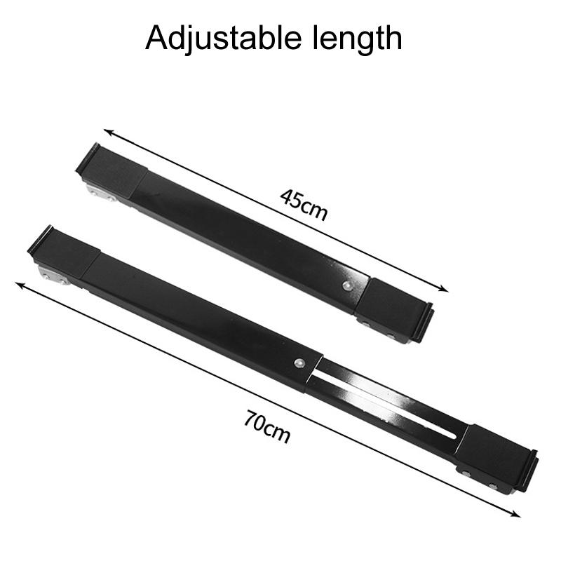 Adjustable Washing Machine Refrigerator Base Stand With Locking Wheels Non Slip Appliance Dolly 1