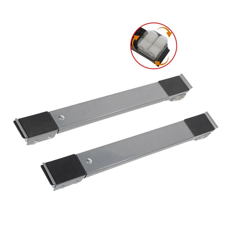 Adjustable Washing Machine Refrigerator Base Stand With Locking Wheels Non Slip Appliance Dolly 8