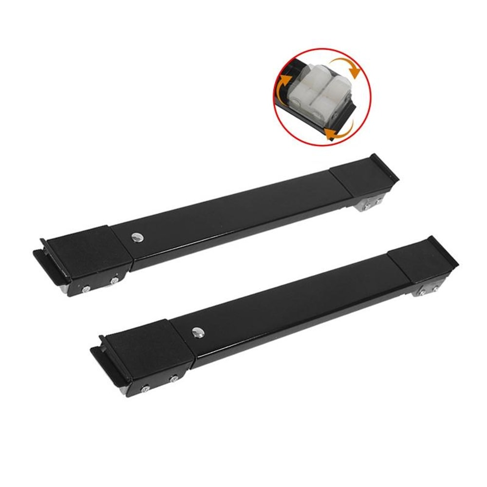 Adjustable Washing Machine Refrigerator Base Stand With Locking Wheels Non Slip Appliance Dolly 10