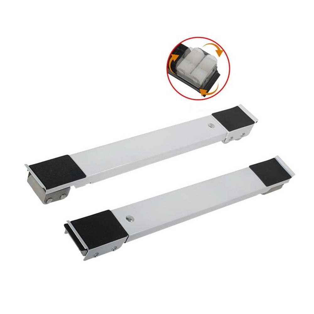Adjustable Washing Machine Refrigerator Base Stand With Locking Wheels Non Slip Appliance Dolly 9
