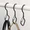 Windproof Safety Buckle S Hooks Heavy Duty Metal Hanging Hooks 2PCS 0