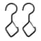 Windproof Safety Buckle S Hooks Heavy Duty Metal Hanging Hooks 2PCS 7