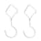 Windproof Safety Buckle S Hooks Heavy Duty Metal Hanging Hooks 2PCS 8