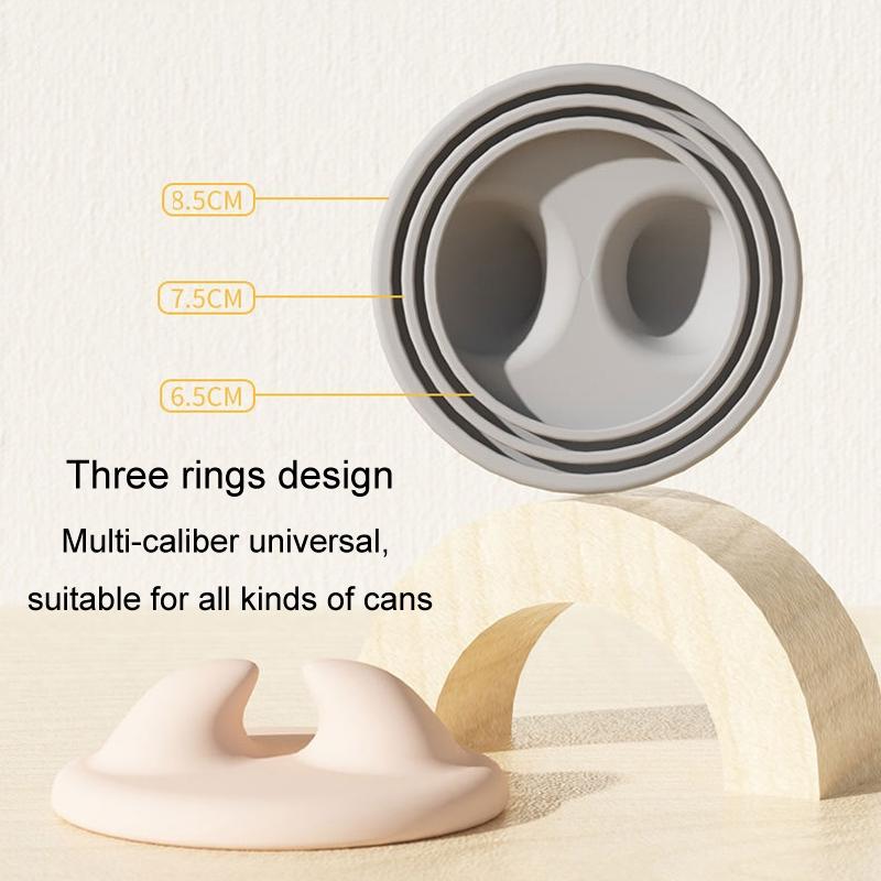Silicone Pet Food Can Lid Spoon Set Universal Pet Can Opener For Dogs Cats 8