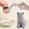 Silicone Pet Food Can Lid Spoon Set Universal Pet Can Opener For Dogs Cats 0