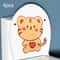 Cute Cartoon Toilet Deodorant Stickers Self Adhesive Bathroom Air Freshener Decor 4PCS 10