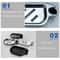 Wall Mount Shower Soap Holder with Drainage Tray No Drill Bathroom Soap Organizer