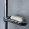 Wall Mount Shower Soap Holder with Drainage Tray No Drill Bathroom Soap Organizer