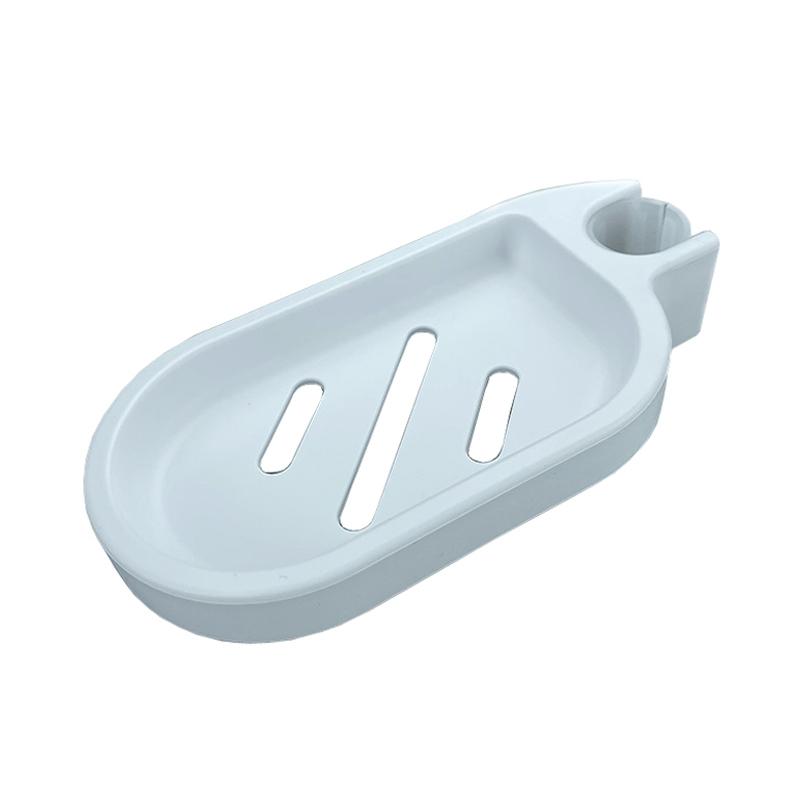 Wall Mount Shower Soap Holder with Drainage Tray No Drill Bathroom Soap Organizer