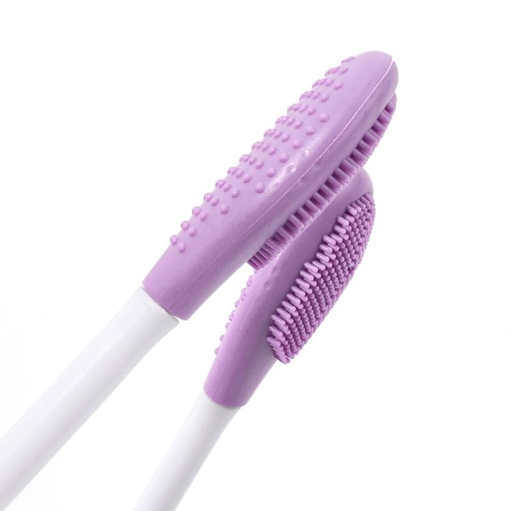 2PCS Dual Head Silicone Face Mask Brush Set Facial Mask Applicator Cleansing Massage Tool 5