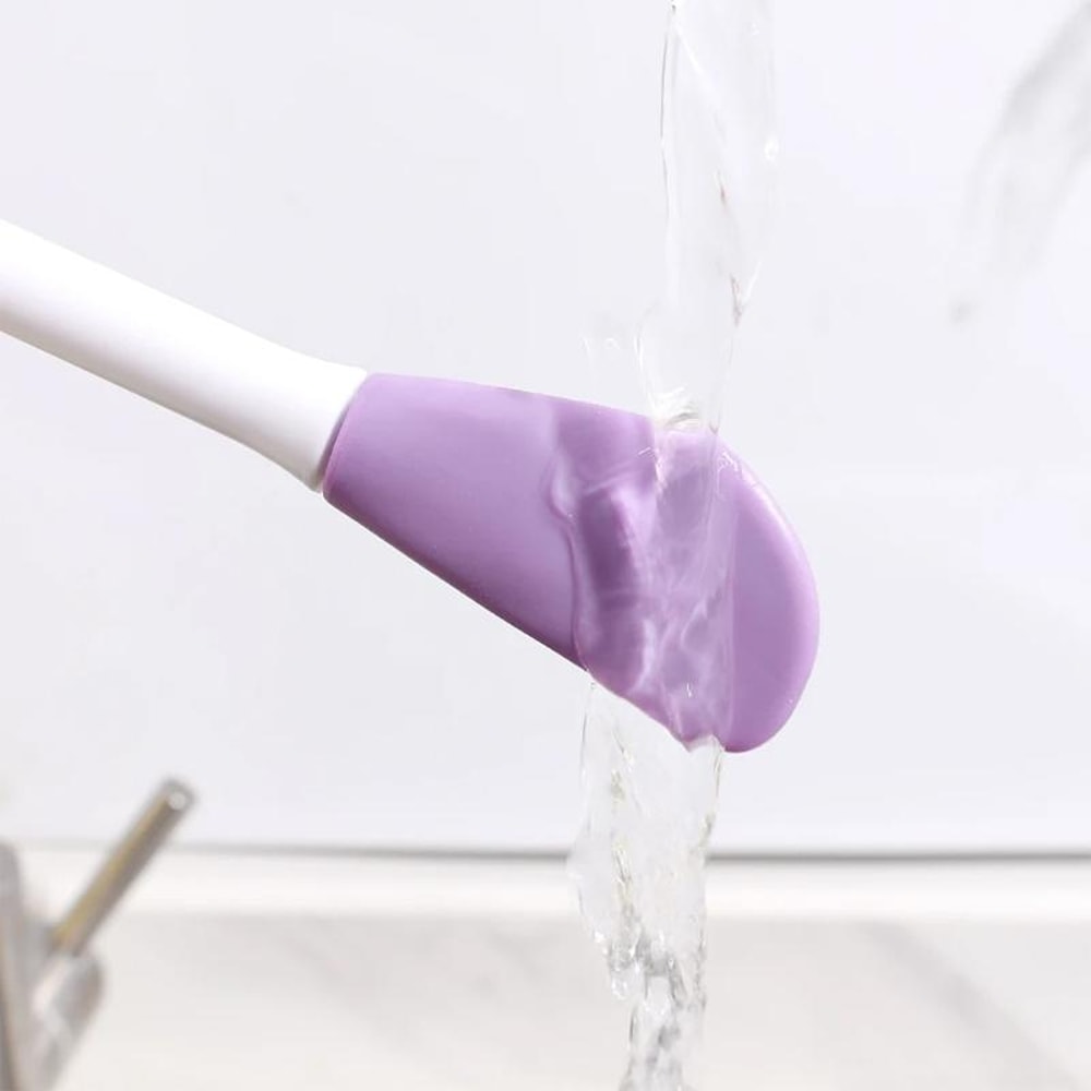 2PCS Dual Head Silicone Face Mask Brush Set Facial Mask Applicator Cleansing Massage Tool 7