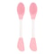 2PCS Dual Head Silicone Face Mask Brush Set Facial Mask Applicator Cleansing Massage Tool 10