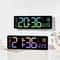 Smart LED Digital Wall Clock With Remote Control Countdown Timer Temperature Display 8