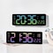Smart LED Digital Wall Clock With Remote Control Countdown Timer Temperature Display 8