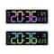 Smart LED Digital Wall Clock With Remote Control Countdown Timer Temperature Display 1