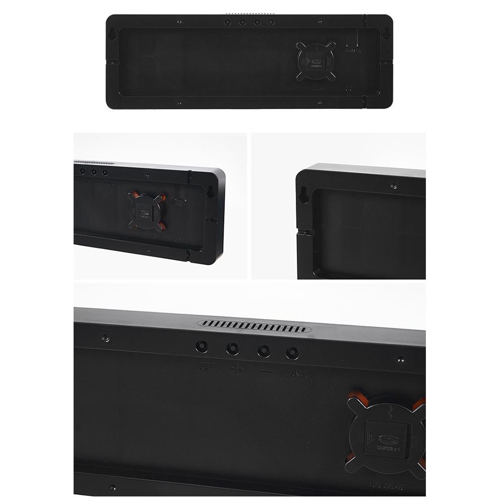Smart LED Digital Wall Clock With Remote Control Countdown Timer Temperature Display 3