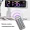 Smart LED Digital Wall Clock With Remote Control Countdown Timer Temperature Display 5