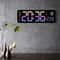 Smart LED Digital Wall Clock With Remote Control Countdown Timer Temperature Display 0