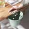 Compact Hanging Kitchen Trash Can Space Saving Countertop Waste Bin 0