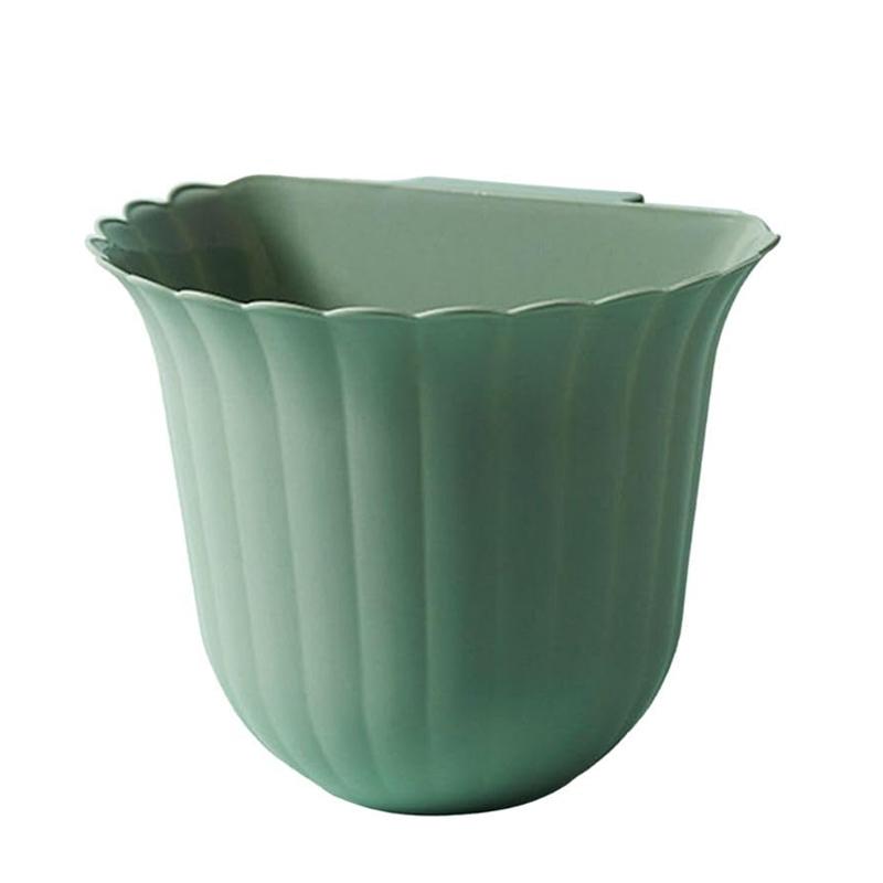 Compact Hanging Kitchen Trash Can Space Saving Countertop Waste Bin 10