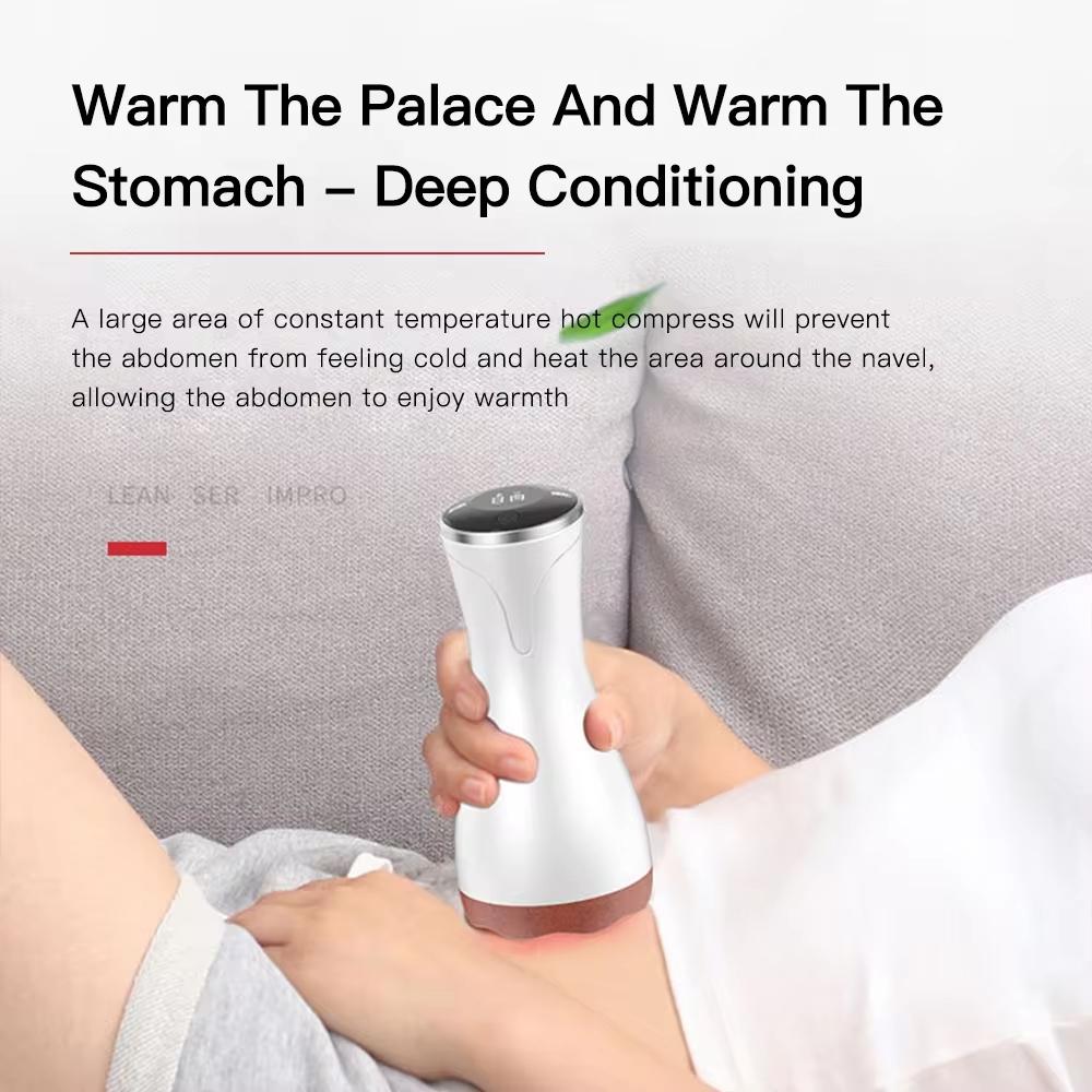 Handheld Electric Hot Compress Gua Sha Body Massager, 9 Speed Vibration Relief