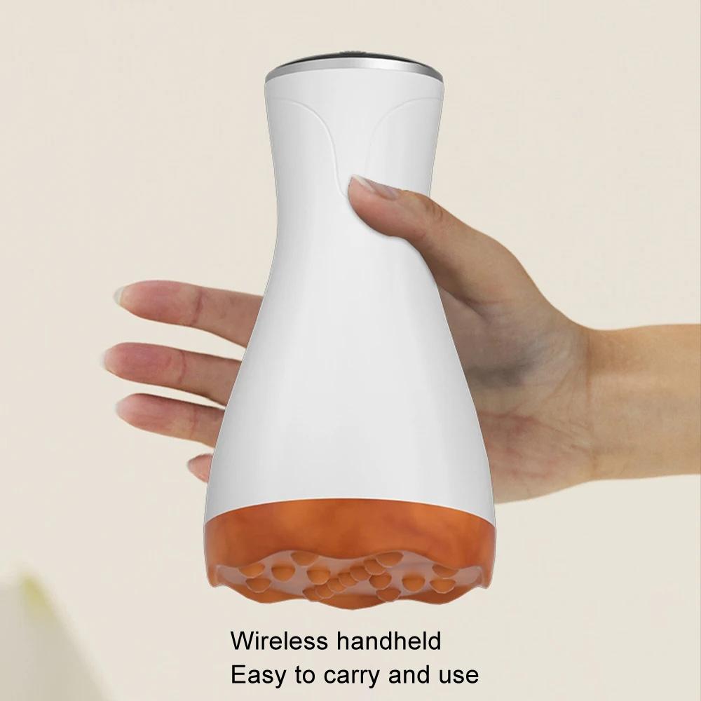 Handheld Electric Hot Compress Gua Sha Body Massager, 9 Speed Vibration Relief