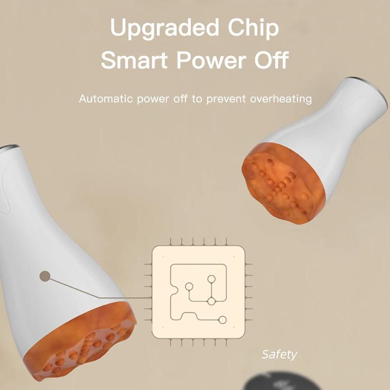 Handheld Electric Hot Compress Gua Sha Body Massager, 9 Speed Vibration Relief