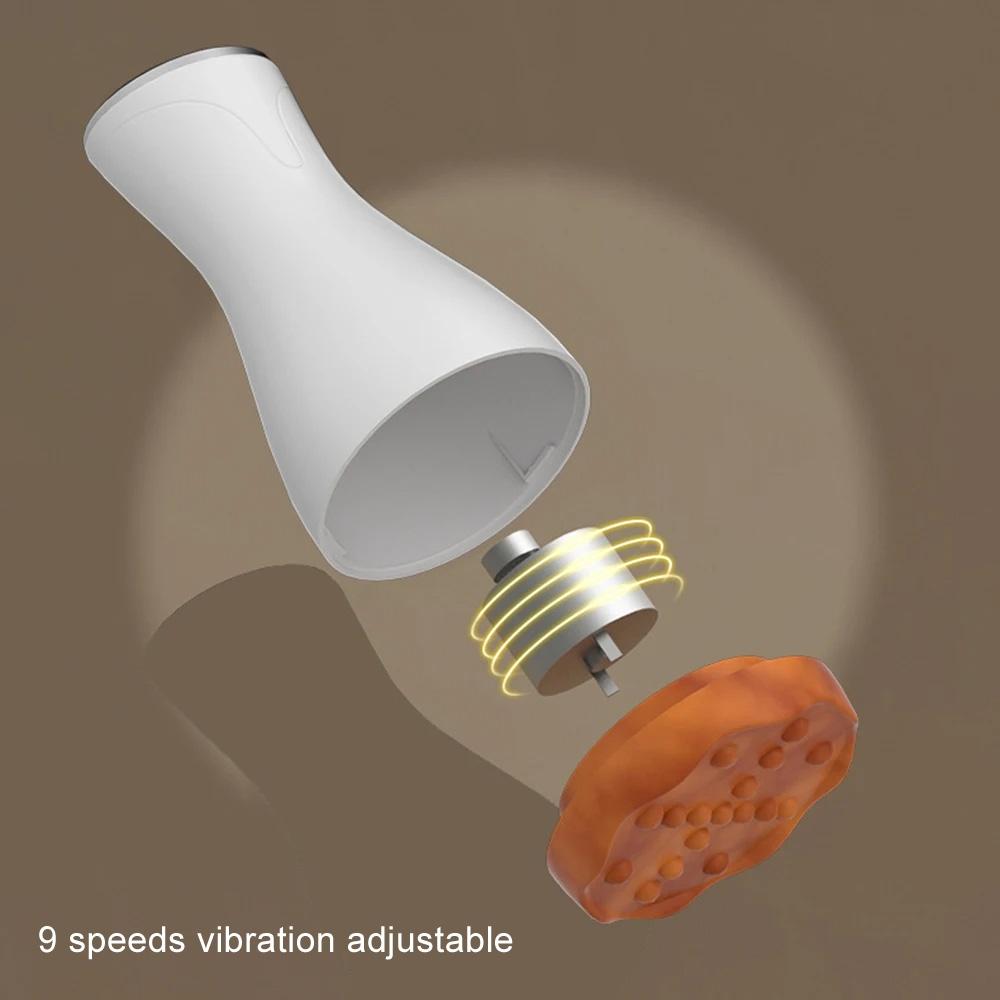 Handheld Electric Hot Compress Gua Sha Body Massager, 9 Speed Vibration Relief