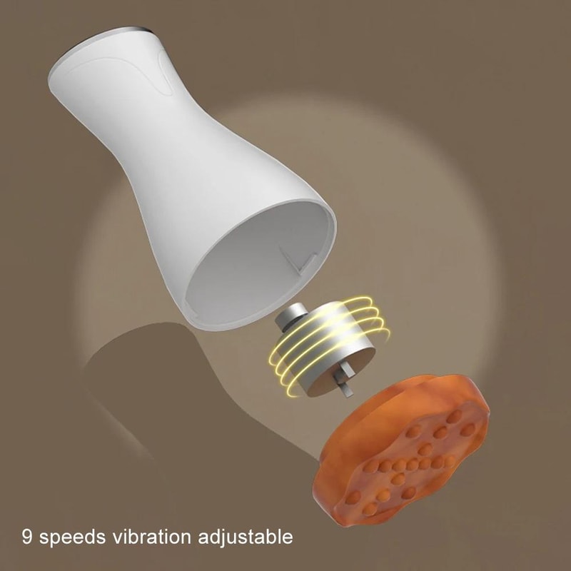 Handheld Electric Hot Compress Gua Sha Body Massager, 9 Speed Vibration Relief