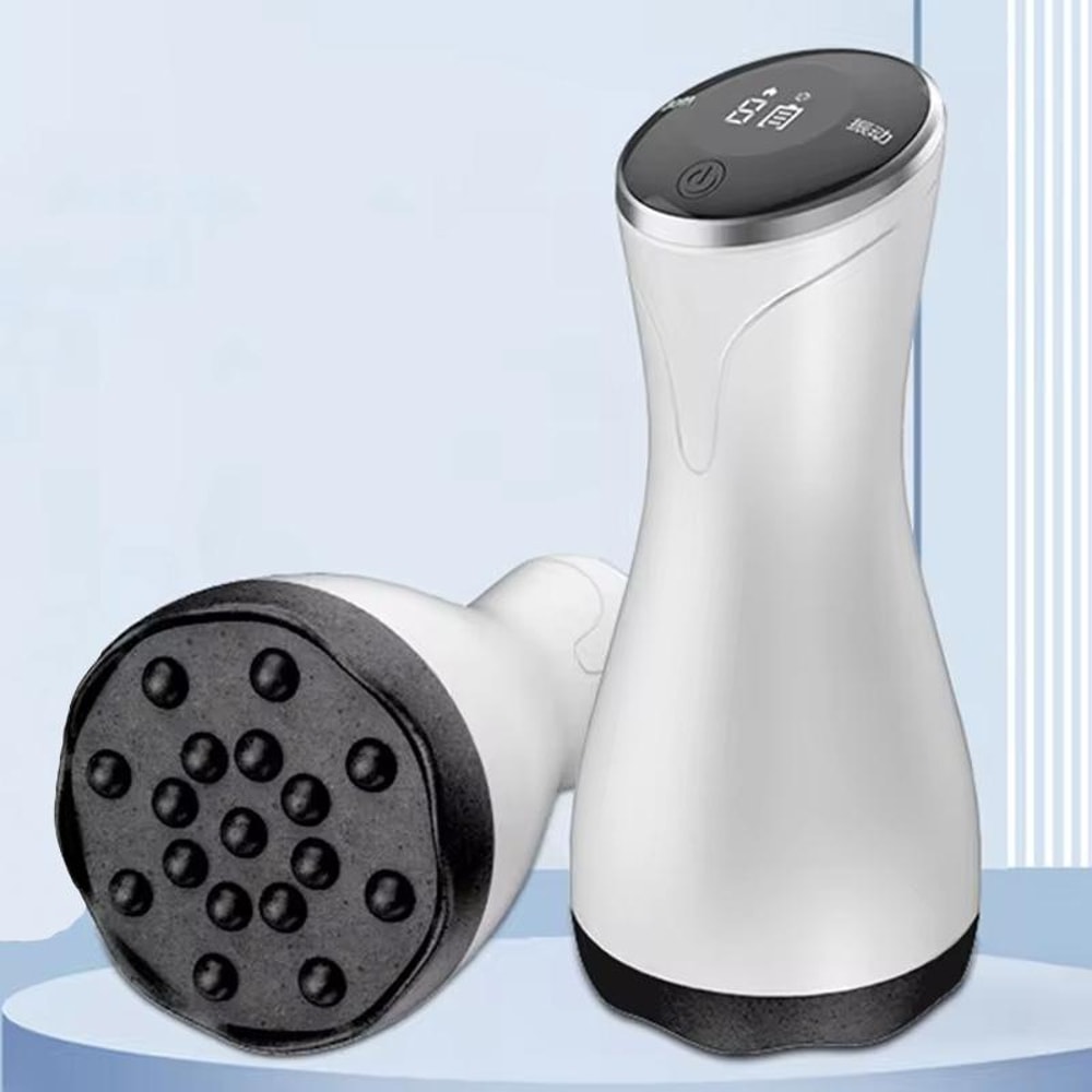 Handheld Electric Hot Compress Gua Sha Body Massager, 9 Speed Vibration Relief