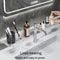 Premium Adjustable Bathroom Faucet Shelf Storage Stand Space Saving Vanity Organizer 2