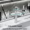 Premium Adjustable Bathroom Faucet Shelf Storage Stand Space Saving Vanity Organizer 4