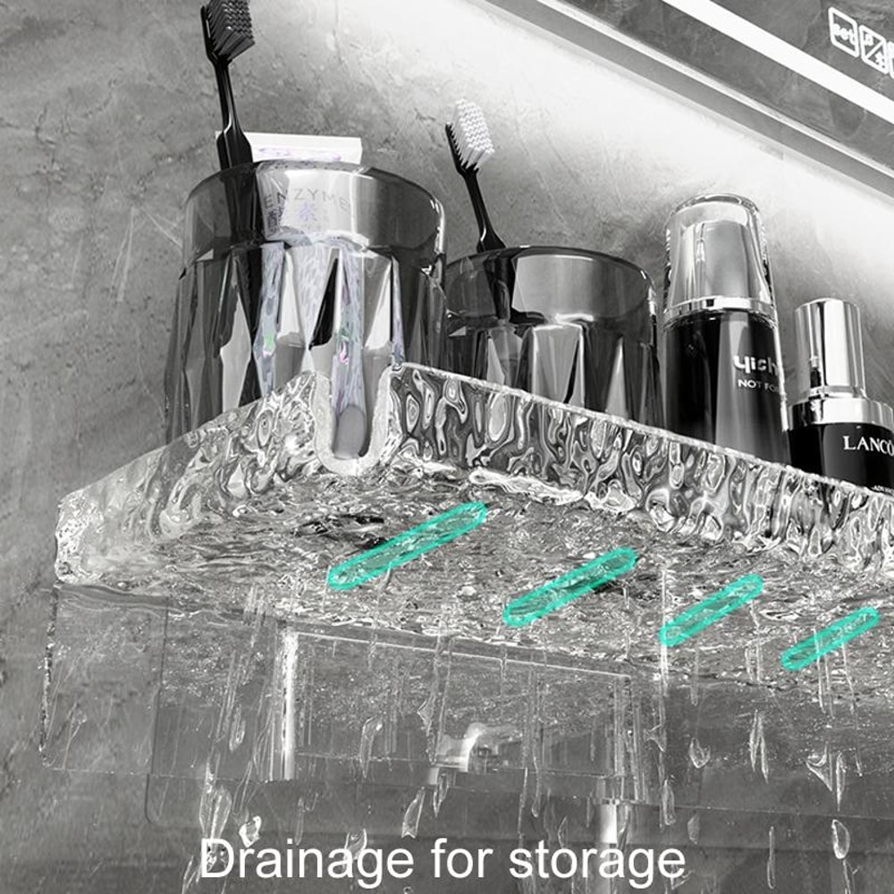 Premium Adjustable Bathroom Faucet Shelf Storage Stand Space Saving Vanity Organizer 6