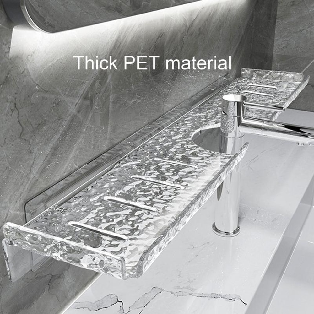 Premium Adjustable Bathroom Faucet Shelf Storage Stand Space Saving Vanity Organizer 7