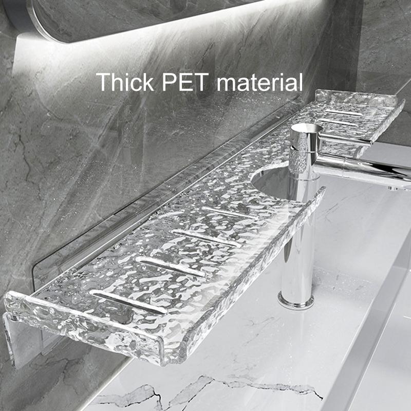 Premium Adjustable Bathroom Faucet Shelf Storage Stand Space Saving Vanity Organizer 7