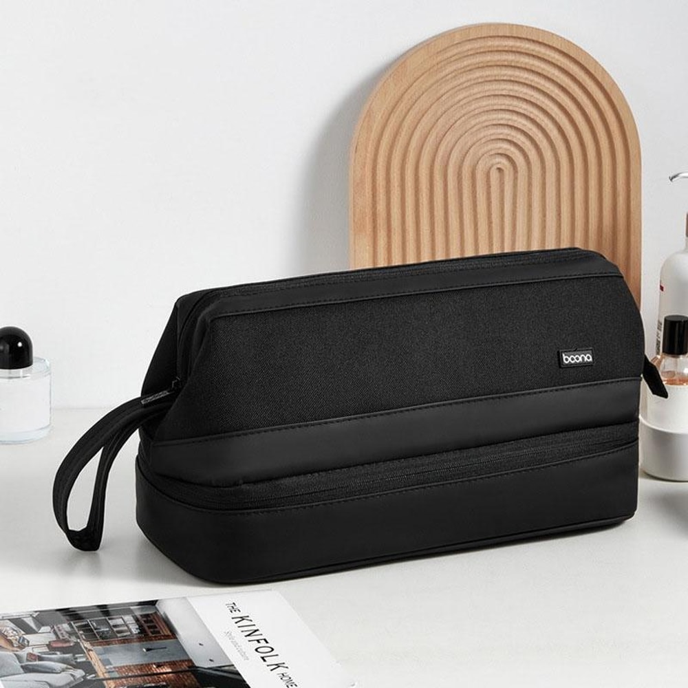 Large Capacity Hair Tool Organizer Bag Double Layer Hair Dryer Curling Iron Case 10