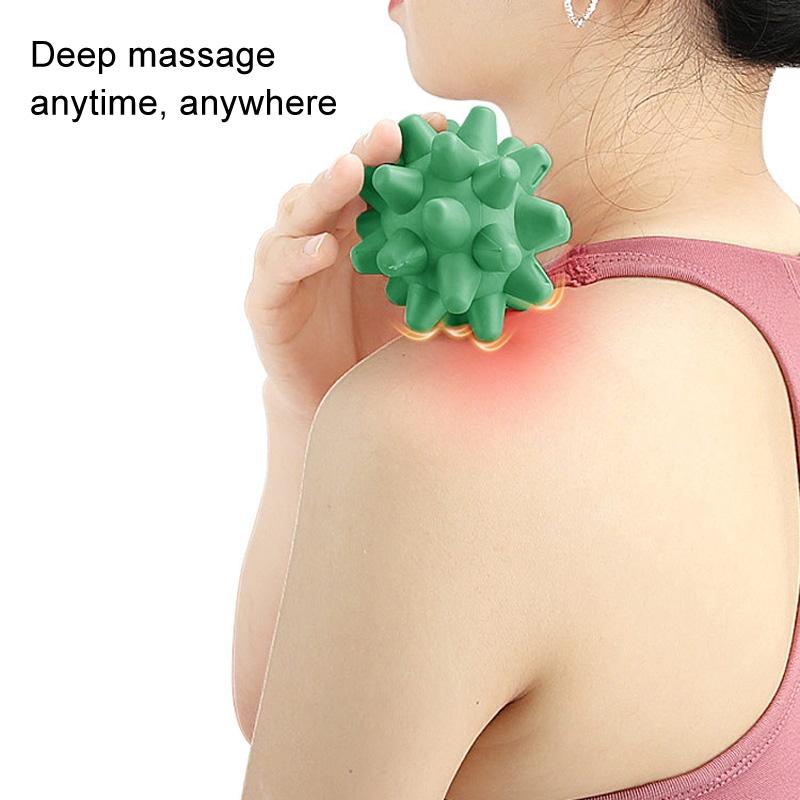 Deep Tissue Hedgehog Massage Ball Plantar Fascia Myofascial Release Tool 2