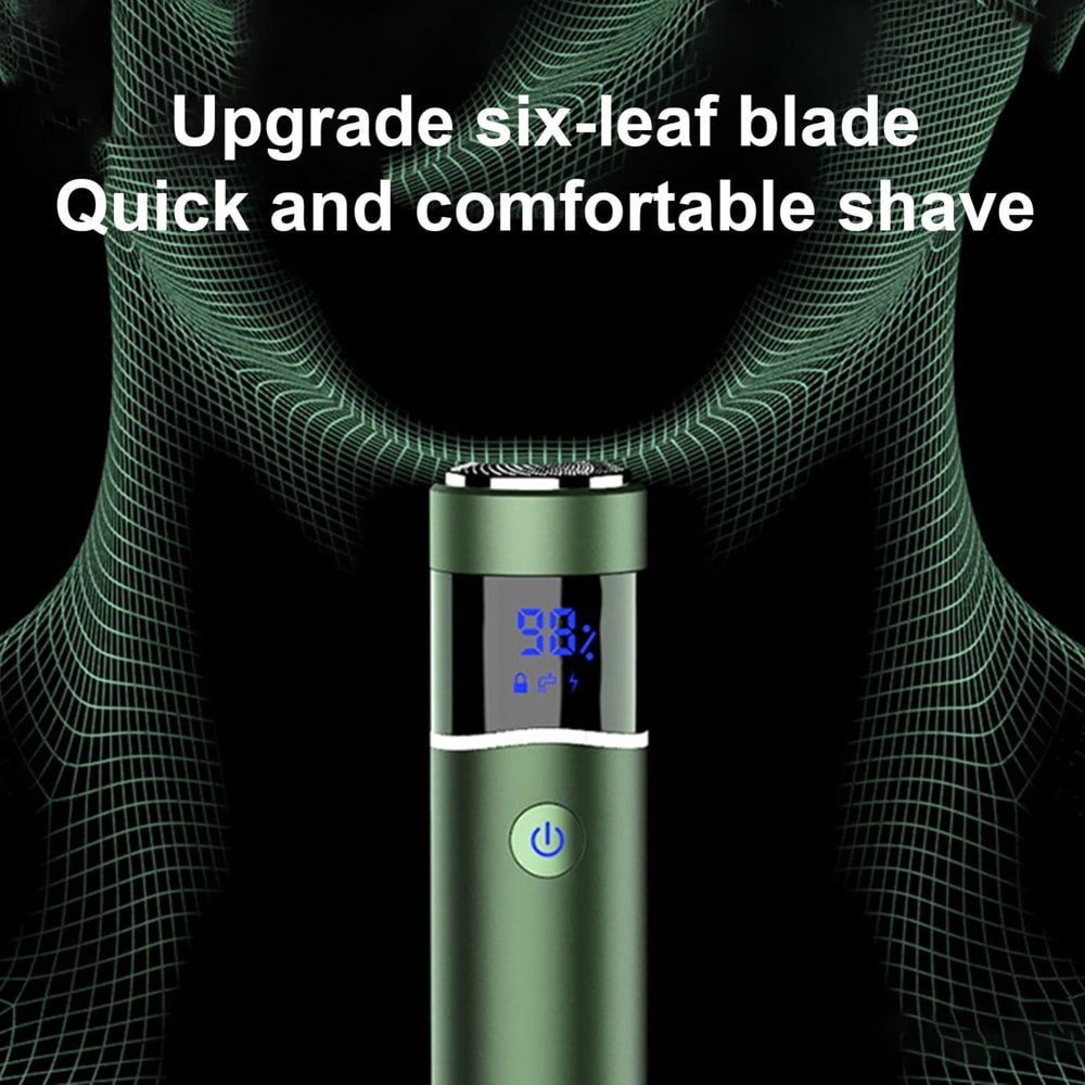Premium Waterproof Rechargeable LED Electric Shaver 4