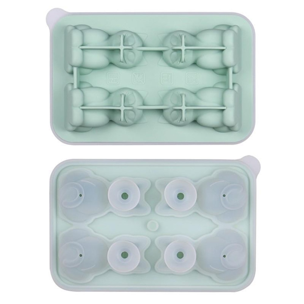 3D Cat Whiskey Ice Cube Tray Premium Silicone Ice Mold 8