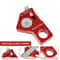 Precision Adjustable Woodworking Square Ruler Measuring Tool Carpentry Angle Marking 2