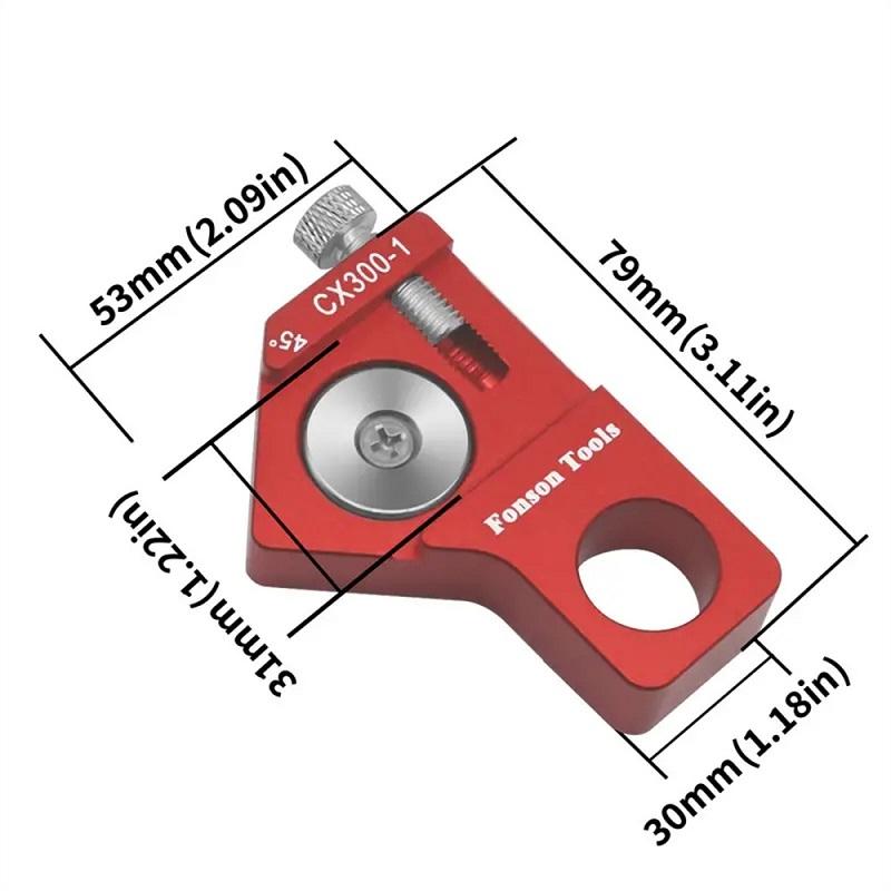 Precision Adjustable Woodworking Square Ruler Measuring Tool Carpentry Angle Marking 3